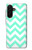 S1723 Mint Chevron Zigzag Hülle Schutzhülle Taschen für Samsung Galaxy A26