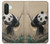 S2210 Panda Fluffy Art Painting Hülle Schutzhülle Taschen für Samsung Galaxy A26