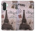 S2211 Paris Postcard Eiffel Tower Hülle Schutzhülle Taschen für Samsung Galaxy A26