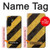 S2231 Yellow and Black Line Hazard Striped Hülle Schutzhülle Taschen für Samsung Galaxy A26