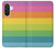 S2363 Rainbow Pattern Hülle Schutzhülle Taschen für Samsung Galaxy A26