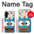 S2521 Cute Nerd Owl Cartoon Hülle Schutzhülle Taschen für Samsung Galaxy A26