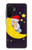 S2849 Cute Sleepy Owl Moon Night Hülle Schutzhülle Taschen für Samsung Galaxy A26