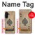 S2928 Vintage Spades Ace Card Hülle Schutzhülle Taschen für Samsung Galaxy A26