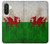 S2976 Wales Football Soccer Flag Hülle Schutzhülle Taschen für Samsung Galaxy A26