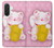 S3025 Pink Maneki Neko Lucky Cat Hülle Schutzhülle Taschen für Samsung Galaxy A26