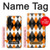 S3421 Black Orange White Argyle Plaid Hülle Schutzhülle Taschen für Samsung Galaxy A26