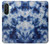 S3439 Fabric Indigo Tie Dye Hülle Schutzhülle Taschen für Samsung Galaxy A26