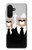 S3557 Bear in Black Suit Hülle Schutzhülle Taschen für Samsung Galaxy A26