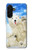 S3794 Arctic Polar Bear and Seal Paint Hülle Schutzhülle Taschen für Samsung Galaxy A26