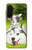 S3795 Kitten Cat Playful Siberian Husky Dog Paint Hülle Schutzhülle Taschen für Samsung Galaxy A26