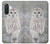 S1566 Snowy Owl White Owl Hülle Schutzhülle Taschen für Samsung Galaxy A36