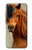 S1595 Beautiful Brown Horse Hülle Schutzhülle Taschen für Samsung Galaxy A36