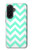 S1723 Mint Chevron Zigzag Hülle Schutzhülle Taschen für Samsung Galaxy A36