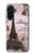 S2211 Paris Postcard Eiffel Tower Hülle Schutzhülle Taschen für Samsung Galaxy A36