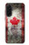 S2490 Canada Maple Leaf Flag Texture Hülle Schutzhülle Taschen für Samsung Galaxy A36