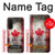 S2490 Canada Maple Leaf Flag Texture Hülle Schutzhülle Taschen für Samsung Galaxy A36