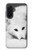 S2569 White Arctic Fox Hülle Schutzhülle Taschen für Samsung Galaxy A36