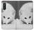 S2569 White Arctic Fox Hülle Schutzhülle Taschen für Samsung Galaxy A36