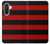 S2638 Black and Red Striped Hülle Schutzhülle Taschen für Samsung Galaxy A36