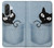 S2641 Pocket Black Cat Hülle Schutzhülle Taschen für Samsung Galaxy A36