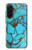 S2685 Aqua Turquoise Gemstone Graphic Printed Hülle Schutzhülle Taschen für Samsung Galaxy A36