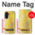 S2713 Yellow Snake Skin Graphic Printed Hülle Schutzhülle Taschen für Samsung Galaxy A36