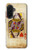 S2833 Poker Card Queen Hearts Hülle Schutzhülle Taschen für Samsung Galaxy A36