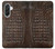 S2850 Brown Skin Alligator Graphic Printed Hülle Schutzhülle Taschen für Samsung Galaxy A36