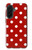 S2951 Red Polka Dots Hülle Schutzhülle Taschen für Samsung Galaxy A36