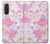 S3036 Pink Sweet Flower Flora Hülle Schutzhülle Taschen für Samsung Galaxy A36