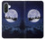 S3508 Xmas Santa Moon Hülle Schutzhülle Taschen für Samsung Galaxy A36