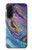 S3676 Colorful Abstract Marble Stone Hülle Schutzhülle Taschen für Samsung Galaxy A36