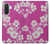 S3924 Cherry Blossom Pink Background Hülle Schutzhülle Taschen für Samsung Galaxy A36