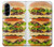 S0790 Hamburger Hülle Schutzhülle Taschen für Samsung Galaxy A56