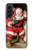 S1417 Santa Claus Merry Xmas Hülle Schutzhülle Taschen für Samsung Galaxy A56
