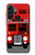 S2058 England British Double Decker Bus Hülle Schutzhülle Taschen für Samsung Galaxy A56