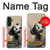 S2210 Panda Fluffy Art Painting Hülle Schutzhülle Taschen für Samsung Galaxy A56