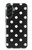 S2299 Black Polka Dots Hülle Schutzhülle Taschen für Samsung Galaxy A56