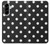 S2299 Black Polka Dots Hülle Schutzhülle Taschen für Samsung Galaxy A56