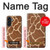 S2326 Giraffe Skin Hülle Schutzhülle Taschen für Samsung Galaxy A56