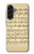 S2504 Vintage Music Sheet Hülle Schutzhülle Taschen für Samsung Galaxy A56
