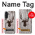S2505 Reindeer Head Old Wood Texture Graphic Hülle Schutzhülle Taschen für Samsung Galaxy A56