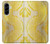 S2713 Yellow Snake Skin Graphic Printed Hülle Schutzhülle Taschen für Samsung Galaxy A56