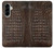 S2850 Brown Skin Alligator Graphic Printed Hülle Schutzhülle Taschen für Samsung Galaxy A56
