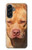 S2903 American Pitbull Dog Hülle Schutzhülle Taschen für Samsung Galaxy A56