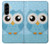 S3029 Cute Blue Owl Hülle Schutzhülle Taschen für Samsung Galaxy A56