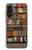 S3154 Bookshelf Hülle Schutzhülle Taschen für Samsung Galaxy A56
