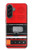 S3204 Red Cassette Recorder Graphic Hülle Schutzhülle Taschen für Samsung Galaxy A56