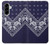 S3357 Navy Blue Bandana Pattern Hülle Schutzhülle Taschen für Samsung Galaxy A56